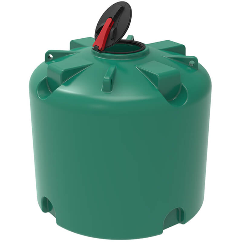 Емкость TR 3000 зеленая с откидной крышкой Емкость TR 3000 зеленая с откидной крышкой