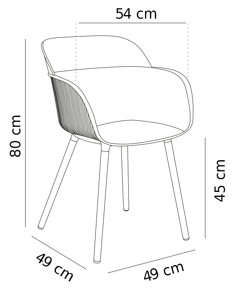 Кресло Tilia Shell-P