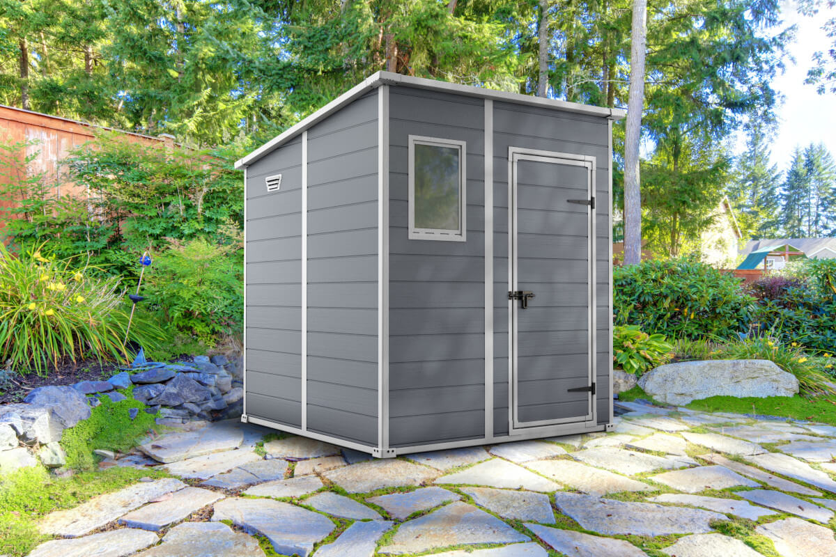 Пластиковый сарай Manor Pent 6×6