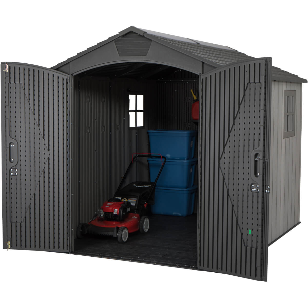 Пластиковый сарай WoodLook 7x9,5