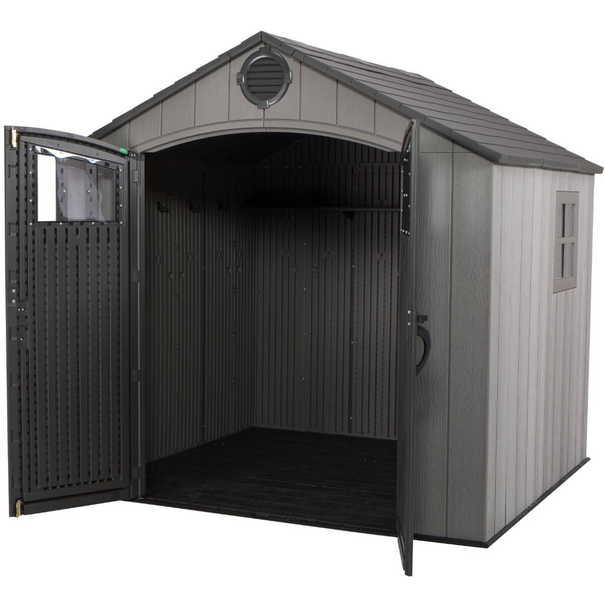 Пластиковый сарай WoodLook 8x7,5